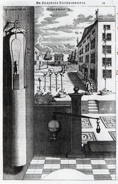 Projekty i pomysły Roberta Boylesa na pompę próżniową opublikowane w 1669 r. autorstwa English School