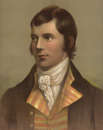 Robert Burns (chromolitho) autorstwa English School