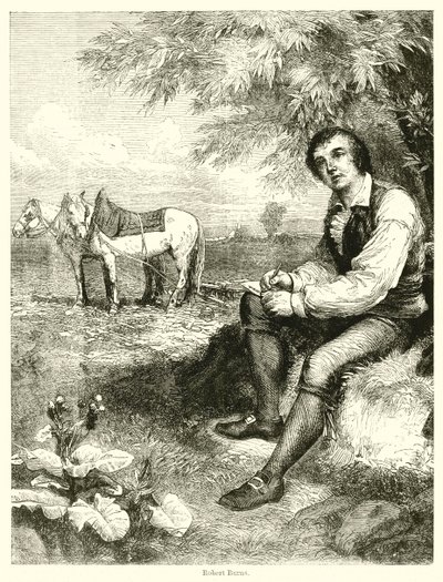 Robert Burns (rycina) autorstwa English School
