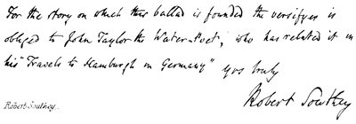 Robert Southey autorstwa English School