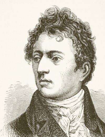 Robert Southey, z „The National and Domestic History of England” Williama Hickmana Smitha Aubreya (1858-1916) opublikowanego w Londynie ok. 1890 r. autorstwa English School