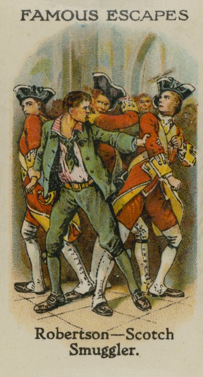 Robertson, przemytnik szkockiej autorstwa English School