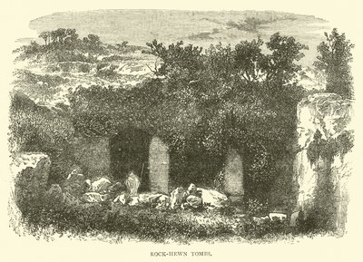 Groby wykute w skale autorstwa English School