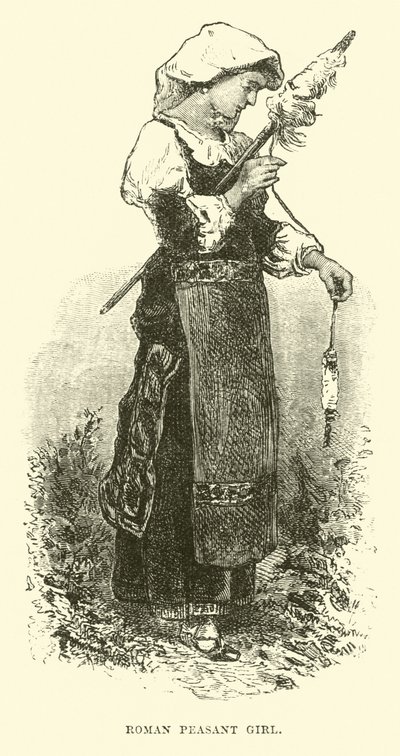 rzymska wieśniaczka autorstwa English School