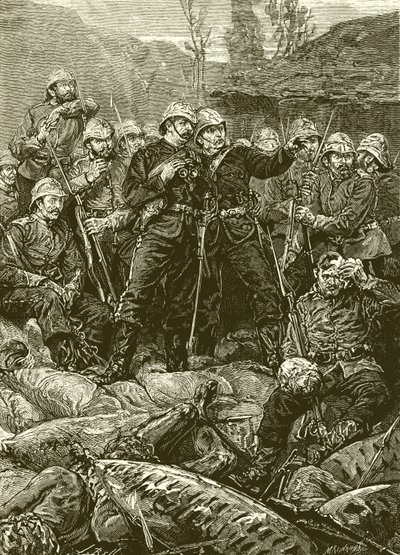 Rorkes Drift: Poranek po ataku autorstwa English School