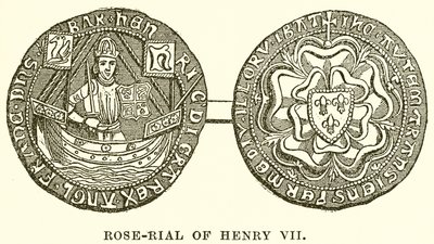 Próba róż Henryka VII autorstwa English School
