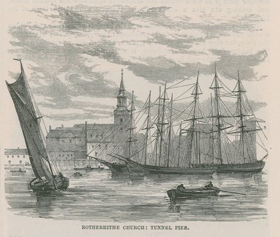 Kościół w Rotherhithe autorstwa English School