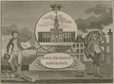 Royal Exchange Assurance, Londyn autorstwa English School