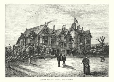 Royal Forest Hotel, Chingford (grawerunek) autorstwa English School