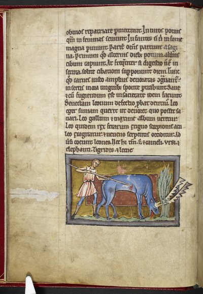 Royal MS 12 C XIX, f.7v Antelope, z 