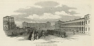 Królewskie koszary morskie w Woolwich autorstwa English School