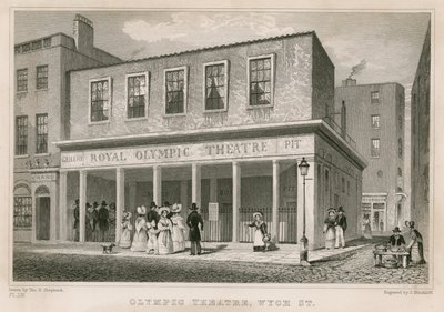 Royal Olympic Theatre, Wych Street, Londyn autorstwa English School