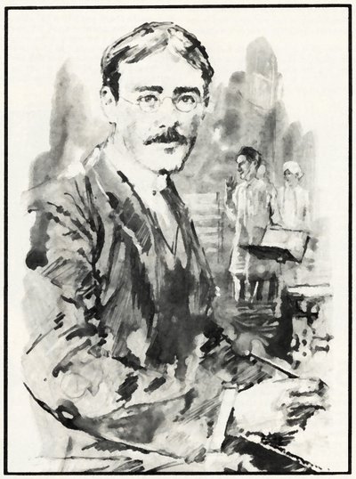 Rudyard Kipling (lito) autorstwa English School