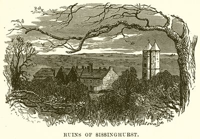 Ruiny Sissinghurst autorstwa English School