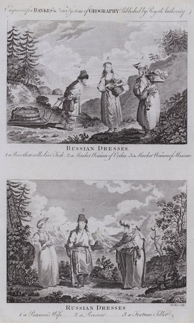 Rosyjskie kostiumy autorstwa English School