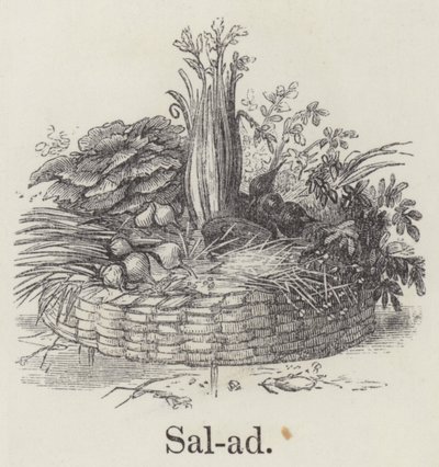 Sałatka (grawerowanie) autorstwa English School