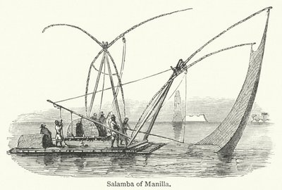 Salamba z Manilli (grawerunek) autorstwa English School