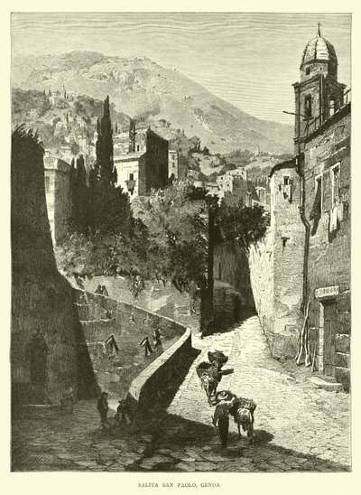 Wejście do San Paolo, Genua autorstwa English School
