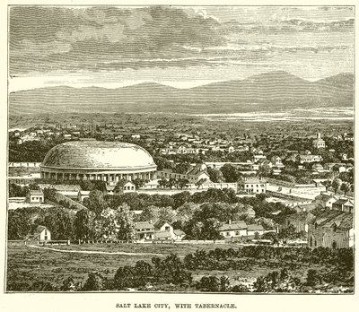 Salt Lake City, z Tabernakulum autorstwa English School