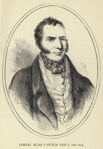 Samuel Elias, holenderski Sam, 1801-1814 autorstwa English School