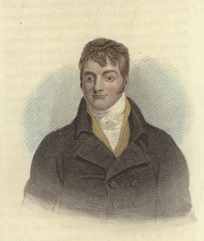 Samuel Whitbread , brytyjski polityk (kolorowy grawerunek) autorstwa English School