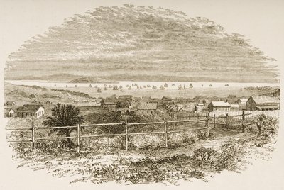 San Francisco w 1849, z „American Pictures”, wydanego przez The Religious Tract Society, 1876 (rycina) autorstwa English School