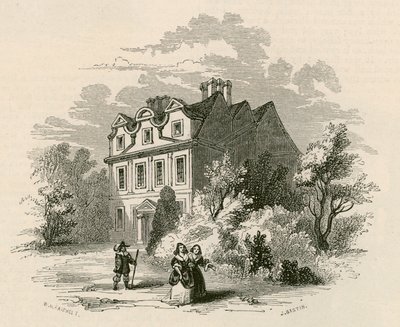 Sandford Manor House, Fulham, Londyn, dawniej miejsce zamieszkania Nell Gwynne autorstwa English School