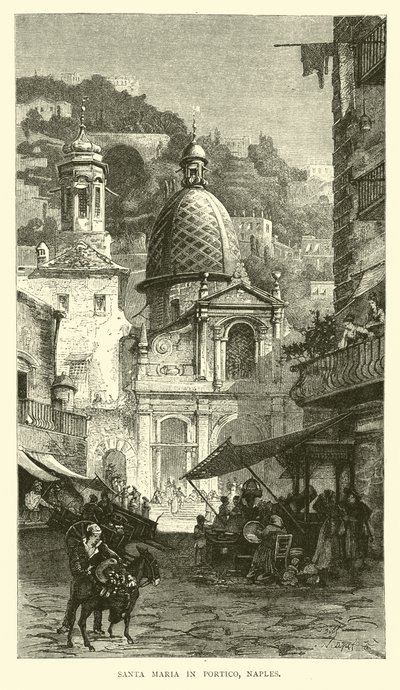 Santa Maria in Portico, Neapol autorstwa English School