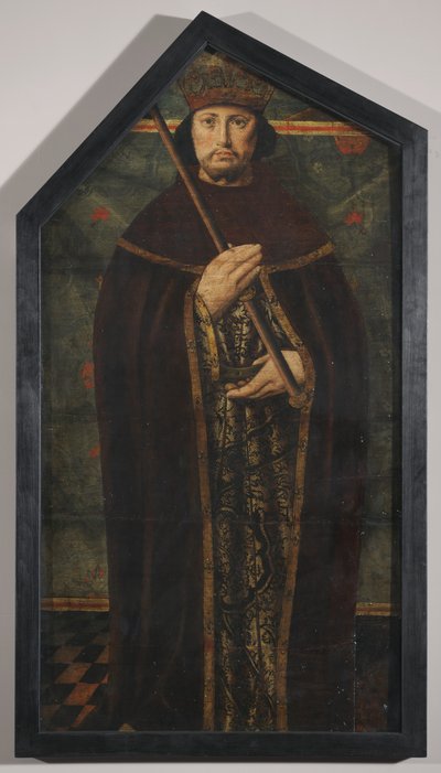 Saxon King, ok.1515 (olej na dębowych panelach) autorstwa English School