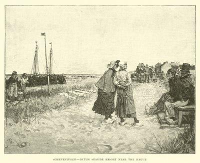 Scheveningen, holenderski kurort nadmorski w pobliżu Hagi autorstwa English School