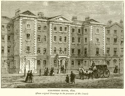 Dom Schomberga, 1820 autorstwa English School