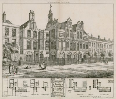 Rada Szkolna dla Londynu, Blackheath Road Schools, Greenwich, Londyn autorstwa English School