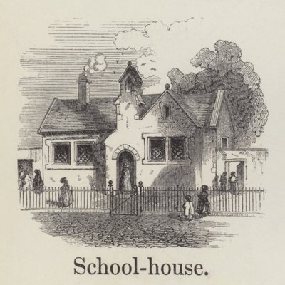 Szkoła (grawerowanie) autorstwa English School