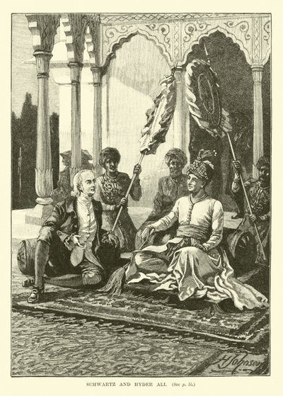 Schwartz i Hajdar Ali autorstwa English School