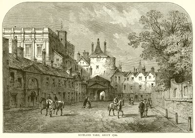 Scotland Yard, około 1720 autorstwa English School