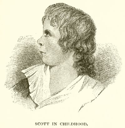 Scott w dzieciństwie autorstwa English School