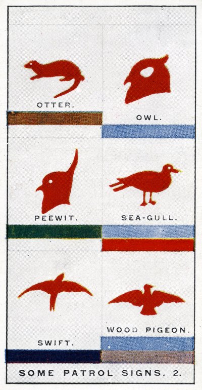 Znaki patrolu harcerskiego, 1929 autorstwa English School
