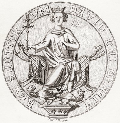 Pieczęć Dawida II autorstwa English School