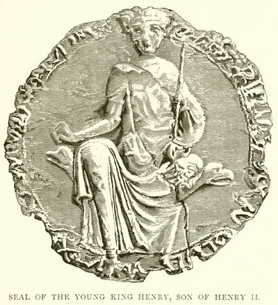 Pieczęć Młodego Króla Henryka, Syna Henryka II autorstwa English School