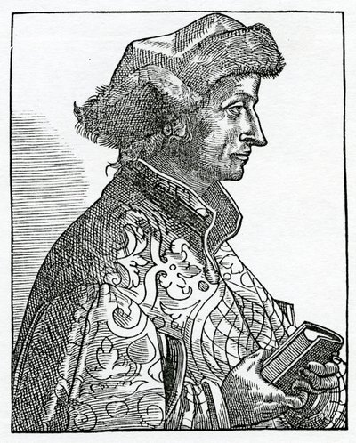 Sebastian Brandt, frontyspis do angielskiego przekładu „Statek głupców”, wydanego w 1874 r. (rycina) autorstwa English School
