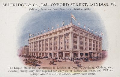 Selfridge and Company Limited, Oxford Street, Londyn, West autorstwa English School