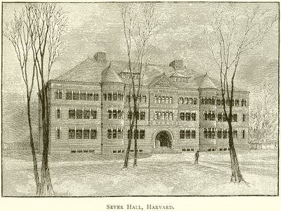 Sever Hall, Harvard autorstwa English School