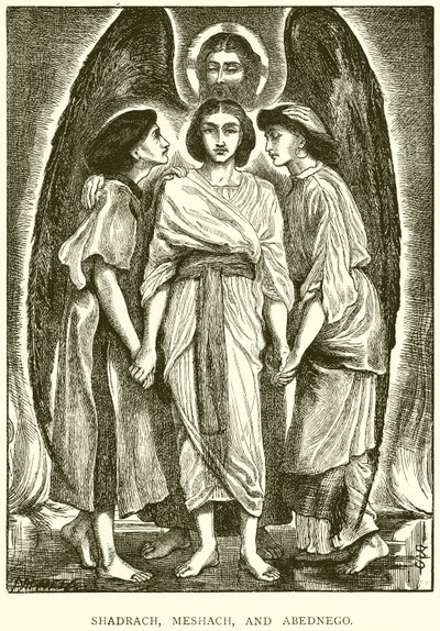 Szadrach, Meszach i Abed-Nego autorstwa English School