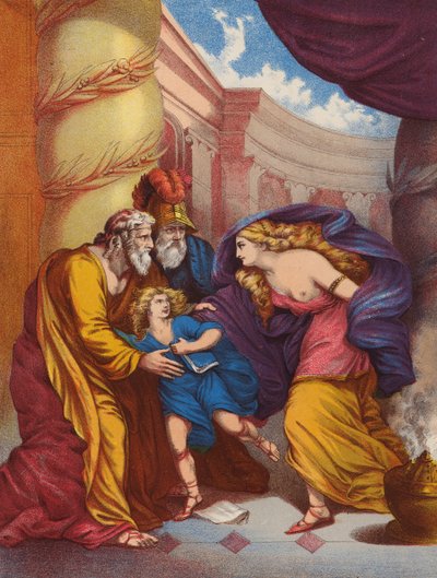 Szekspir: Tytus Andronikus (chromolitho) autorstwa English School