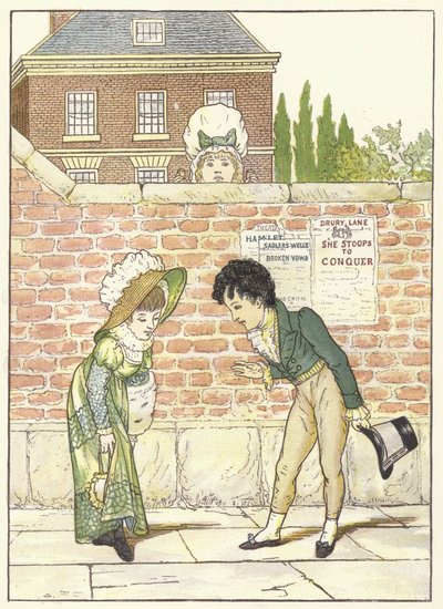 Ona pochyla się, by podbić autorstwa English School