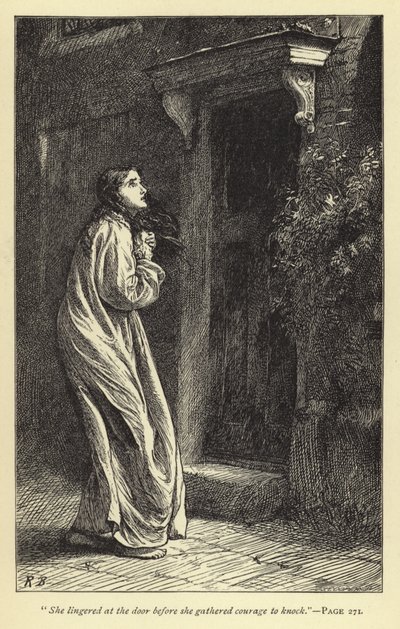 Zatrzymała się przy drzwiach, zanim zebrała odwagę, by zapukać autorstwa English School
