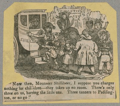 Shillibeer Omnibus; kreskówka autorstwa English School