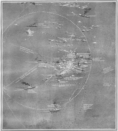 Statki, które mogłyby uratować wszystkich na Titanicu, gdyby wydarzenia były tylko trochę inne, z „Sfery”, 4 maja 1912 r. (lito) (detal 450845) autorstwa English School