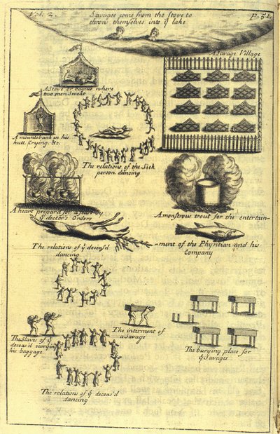 Rytuały choroby i śmierci, 1703 autorstwa English School