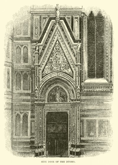 Drzwi boczne Duomo autorstwa English School
